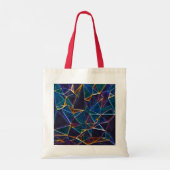 Canvas tas gebroken bellen (Achterkant)
