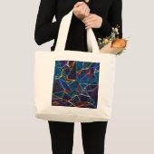 Canvas tas gebroken bellen (Voorkant (product))