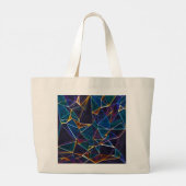 Canvas tas gebroken bellen (Achterkant)