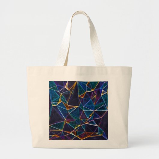 Canvas tas gebroken bellen (Voorkant)