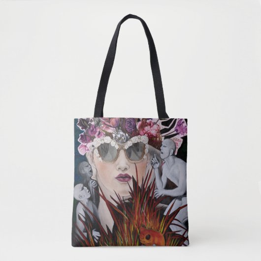 canvas tas "Geen aambeeld horen" (Voorkant)