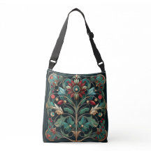 Canvas tas geïnspireerd door William Morris