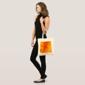 Canvas tas Gekleurde Herfst Glow Leafs (Voorkant (model))