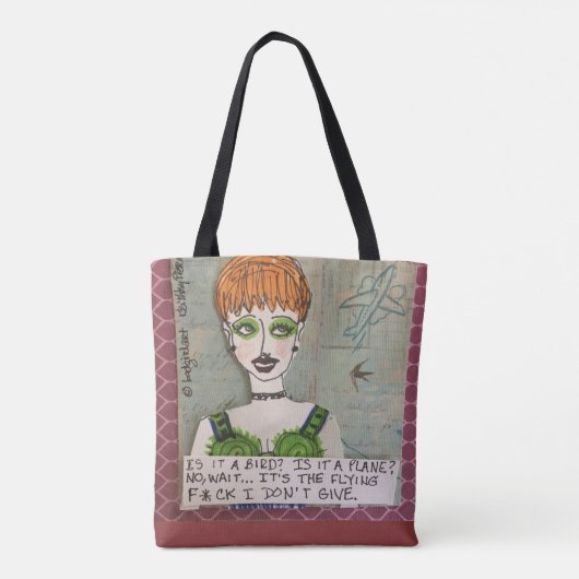 Canvas tas-geluk is een verworven smaak tote bag (Achterkant)