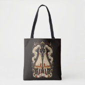 Canvas tas Gemini Hemelse Zodiac Art (Voorkant)
