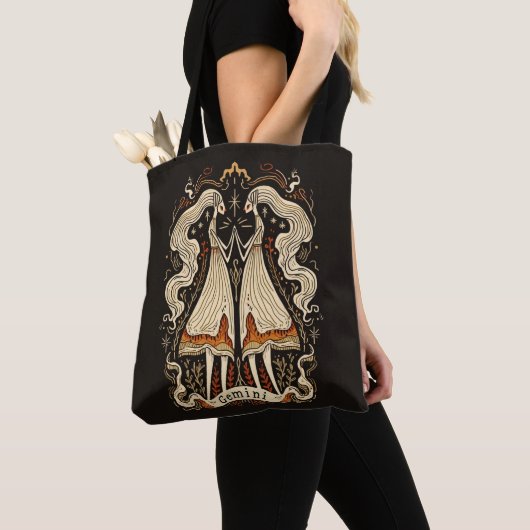 Canvas tas Gemini Hemelse Zodiac Art (Dichtbij)