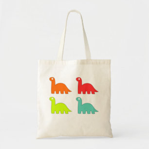 Canvas tas gepersonaliseerde Cute Dino Dragon
