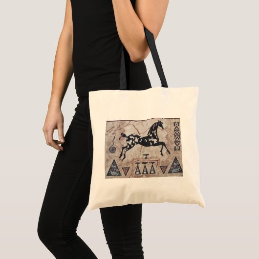 Canvas Tas-geweven Pony Tote Bag (Voorkant (product))