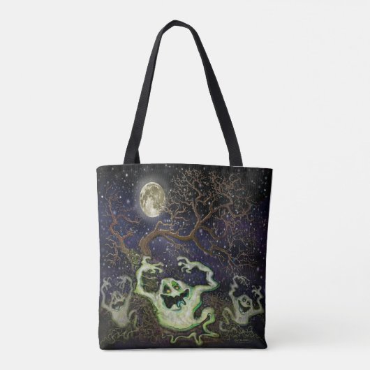 Canvas tas Ghost Tree (Achterkant)