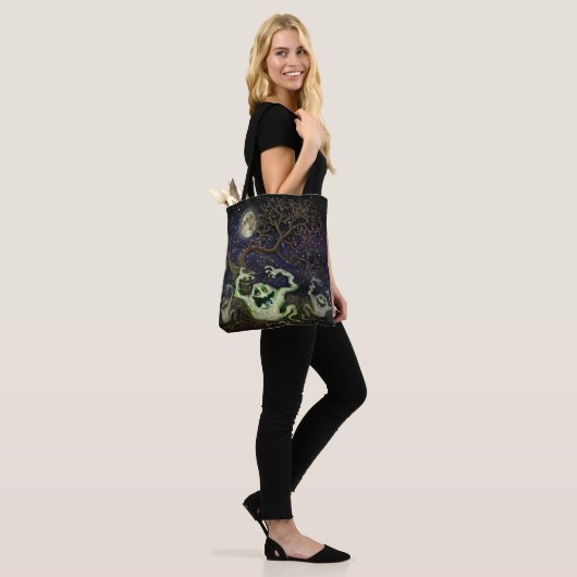 Canvas tas Ghost Tree (Op model)
