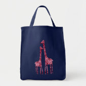 canvas tas giraffes (Voorkant)