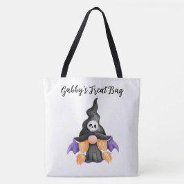 Canvas tas Gnome Trick or treat