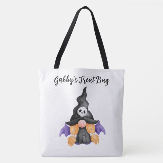 Canvas tas Gnome Trick or treat (Voorkant)