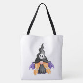 Canvas tas Gnome Trick or treat (Achterkant)