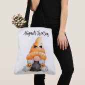 Canvas tas Gnome Trick or treat (Dichtbij)