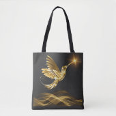 Canvas tas Gold Hummingbird (Voorkant)