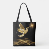 Canvas tas Gold Hummingbird (Achterkant)