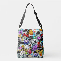 Canvas tas - graffiti - ontwerp