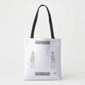Canvas tas: Grieks gevoel Tote Bag (Voorkant)
