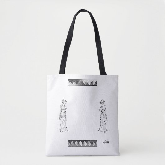 Canvas tas: Grieks gevoel Tote Bag (Voorkant)