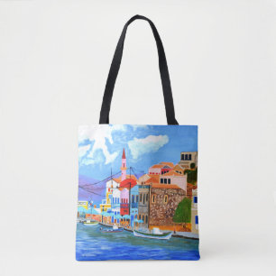 Canvas tas Griekse kust