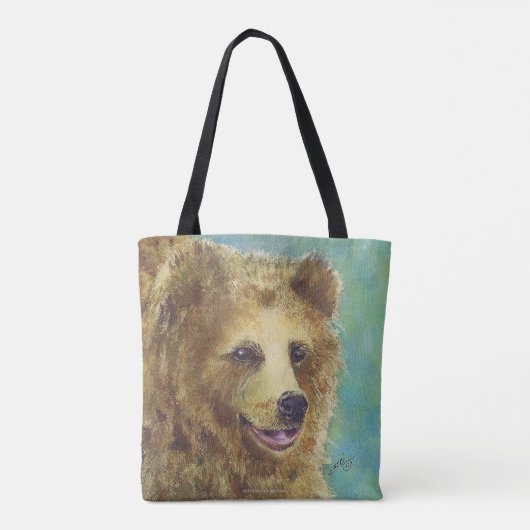 canvas tas - Grizzley (Achterkant)