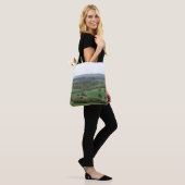 Canvas tas Groene en Pleasant Land (Op model)