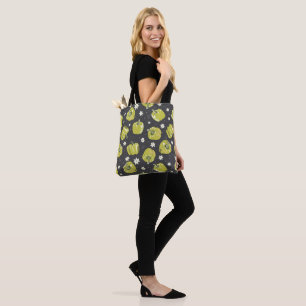 Canvas tas groene peper verspreid