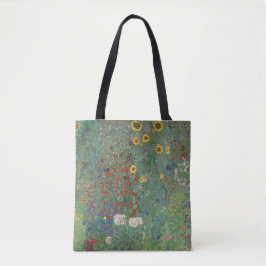 CANVAS TAS : GUSTAV KLIMT :BOERDERIJ GARDEN