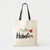 Canvas tas Hallo Hoeboken Fun New Jersey Gift (Voorkant)