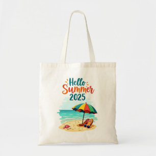 Canvas tas Hallo ☀️ Zomer 2025 Strandvibes