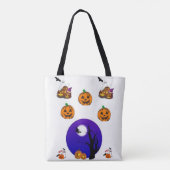 canvas tas halloween (Achterkant)