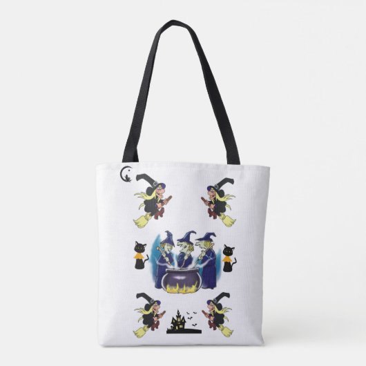 canvas tas halloween (Achterkant)