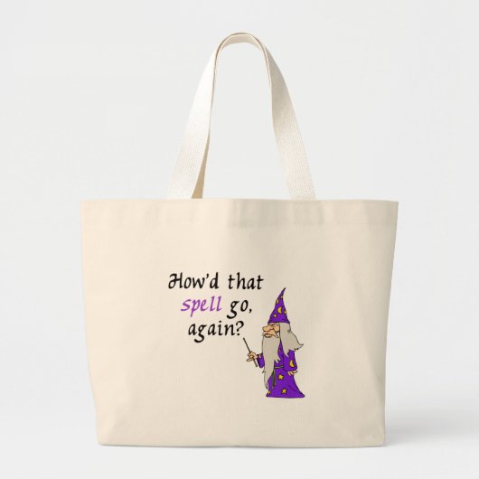 Canvas tas Halloween Wizard (Voorkant)