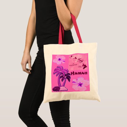 Canvas tas Hawaiian Coconut (Voorkant (product))