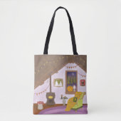 Canvas tas herfst leeskamer (Voorkant)