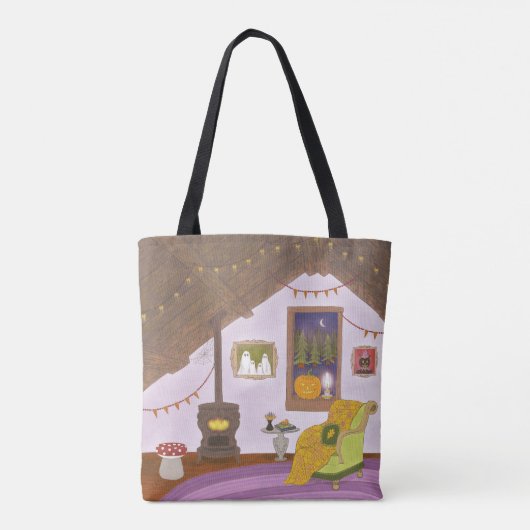 Canvas tas herfst leeskamer (Achterkant)