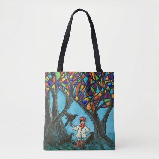 Canvas tas herfst Treasures (Voorkant)