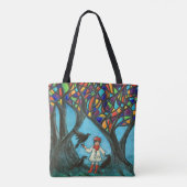 Canvas tas herfst Treasures (Achterkant)
