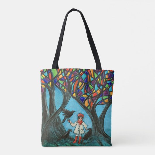 Canvas tas herfst Treasures (Achterkant)