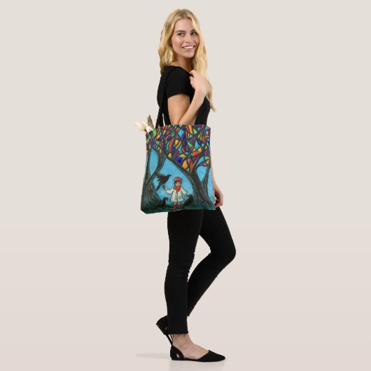 Canvas tas herfst Treasures (Op model)