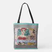 CANVAS TAS=HET IS HET HUIS VAN MIJN DOG. TOTE BAG (Achterkant)