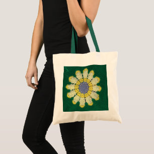 canvas tas - het Patroon van Crochet - Daisy