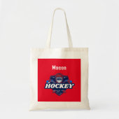 Canvas tas Hockey Gear - Gepersonaliseerd - Naam t (Voorkant)