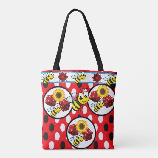 canvas tas hommel (Achterkant)