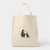 Canvas tas (Hondenliefhebbers Design) (Voorkant)