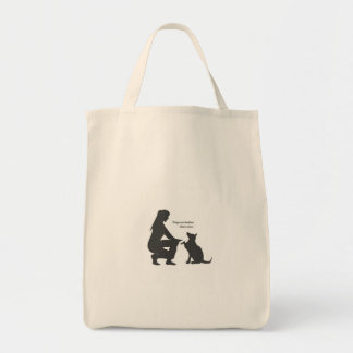 Canvas tas (Hondenliefhebbers Design)