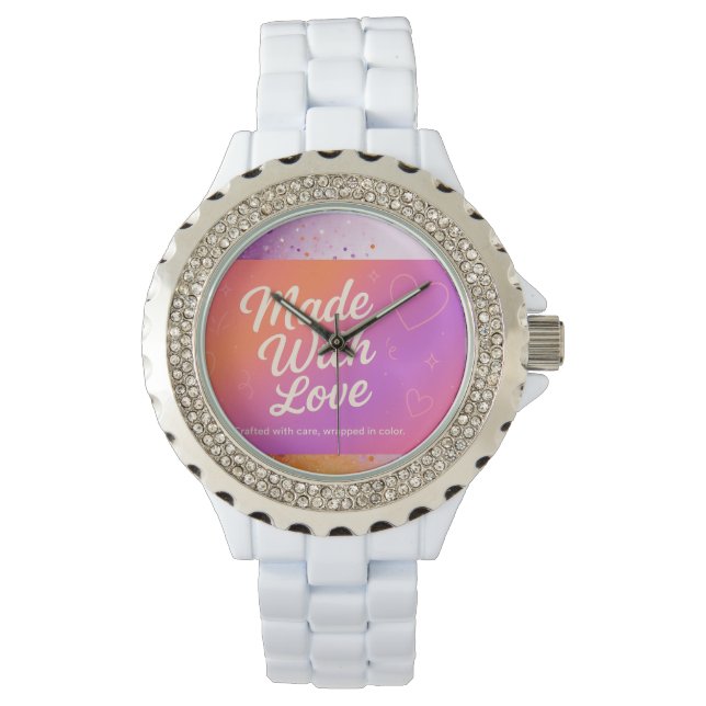 Canvas tas horloge (Voorkant)