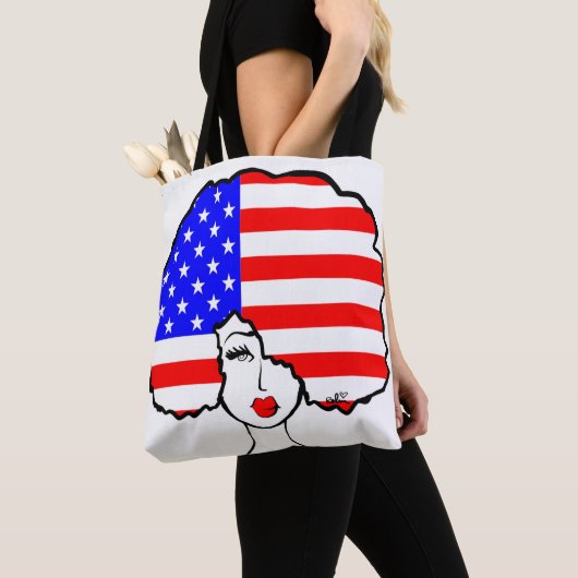 Canvas Tas "I Am America" (Dichtbij)