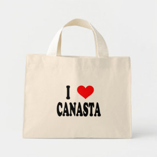 canvas tas "I Love Canasta"